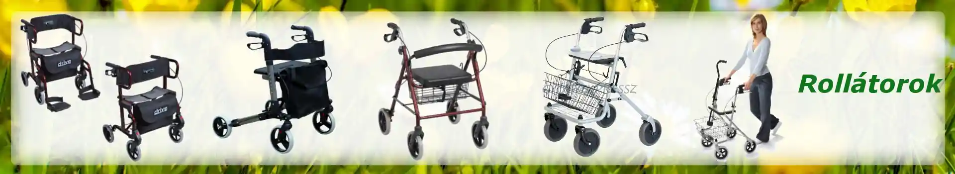 Járást segítő rollátorok