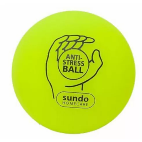 Antistressz labda 75 mm sárga