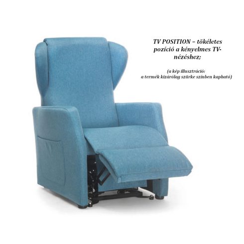 NINFEA XL 2 motoros felállást segítő kényelmi fotel 160 kg teherbírás
