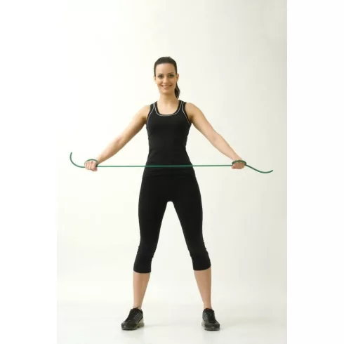 Thera-Band 140 cm fekete szuper erős erősítő gumikötél