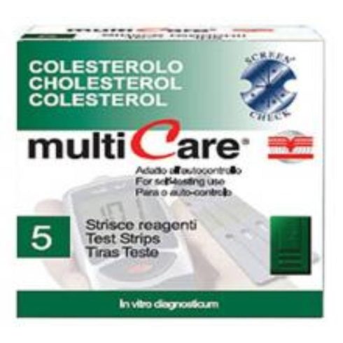 Multicare koleszterin tesztcsík 5 db