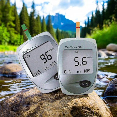 Wellmed Easy Touch vércukor - és húgysav mérő készülék 