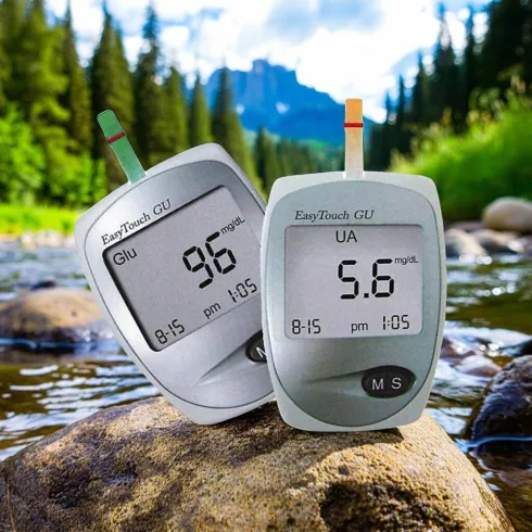 Wellmed Easy Touch vércukor - és húgysav mérő készülék 