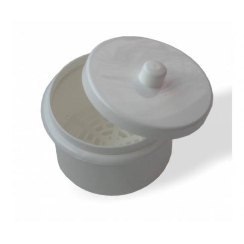 Műfogsor tartó és áztató pohár