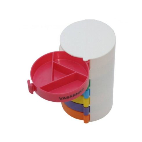 Gyógyszeradagoló heti henger torony