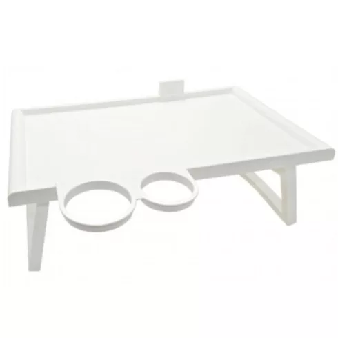 Műanyag ágyasztal, bézs színű