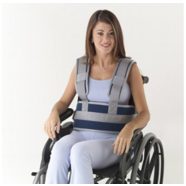 Betegrögzítő has- és vállpánt kerekesszékbe