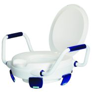Clipper V Wc magasító karfával, fedéllel