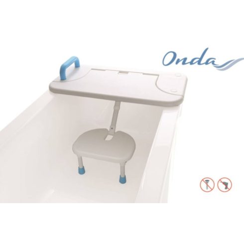 Felhajtható fürdőkádpad zuhanyszékkel Onda