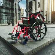 Nagy teherbírású kerekesszék (182 kg)