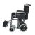 Transport kerekesszék Gemini 12" lehajtható háttámlával, segítő fékkel 81130X