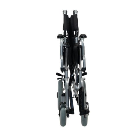 Transport kerekesszék Gemini 12" lehajtható háttámlával, segítő fékkel 81130X