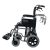 Transport kerekesszék Gemini 12" lehajtható háttámlával, segítő fékkel 81130X