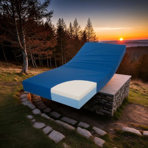 DECU-DIRECT XXL antidecubitus ápolási szivacsmatrac huzat nélkül 90x200x16 140 kg-ig