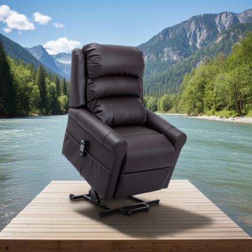 Stylea kétmotoros fotel műbőr huzattal