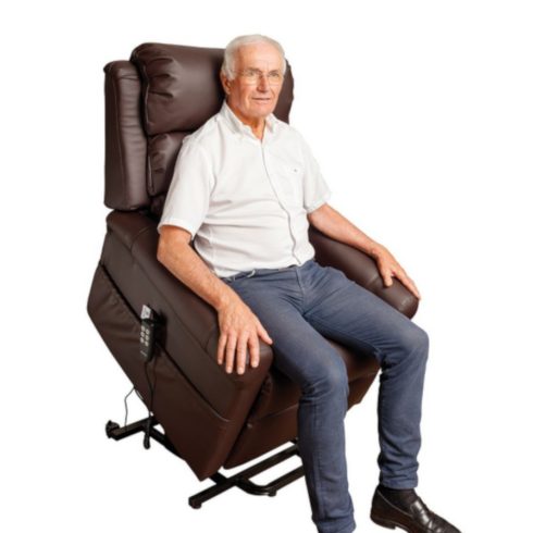 Stylea kétmotoros fotel műbőr huzattal