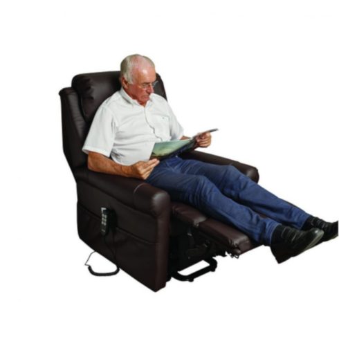 Stylea kétmotoros fotel műbőr huzattal