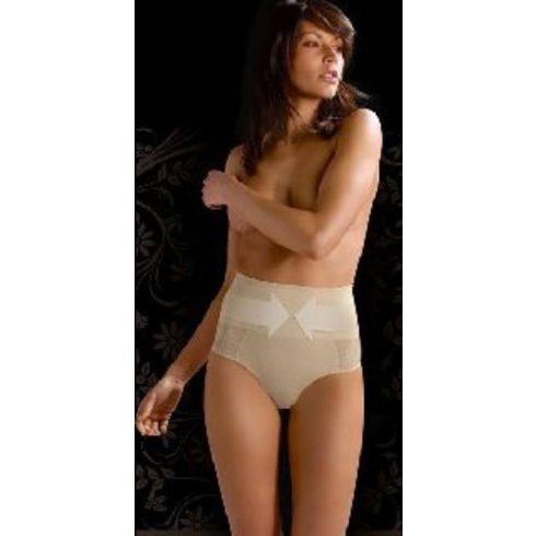 Alakformáló női alsó magas derékkal szilikonos fehér