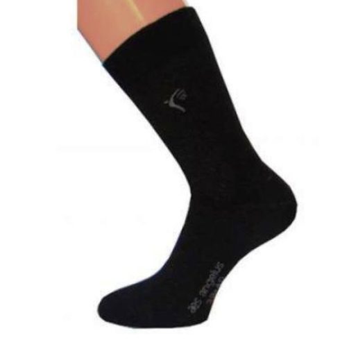 Ezüst zokni (extra) - Fekete - Aes Angelus