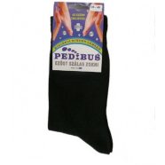 Pedibus ezüst zokni fekete 5007