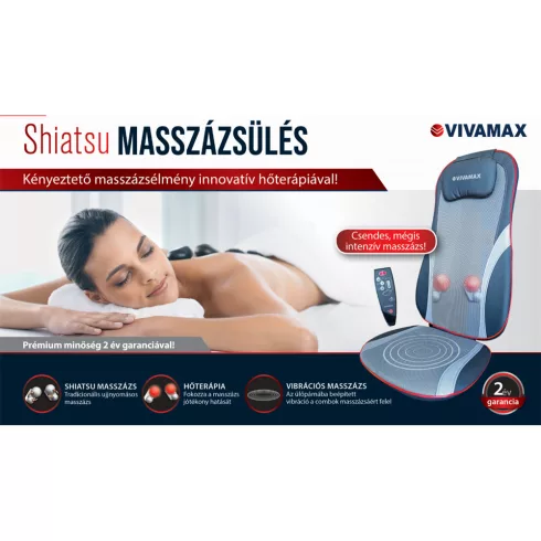 Vivamax shiatsu masszázsülés
