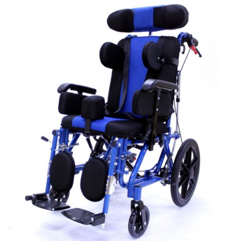 AZURA alumínium speciális gyermek kerekesszék 36 cm beülő szélességgel