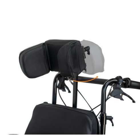 DIONE I Komfort kerekesszék párnázott üléssel dönthető háttámasszal 24" QR kerékkel