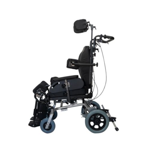 DIONE II Komfort kerekesszék párnázott üléssel dönthető háttámasszal 12" kerékkel 803401