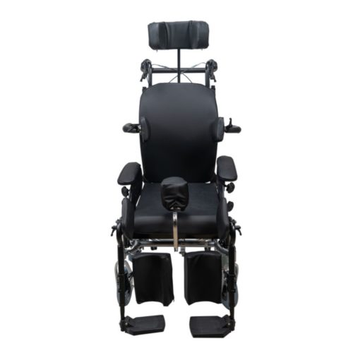 DIONE II Komfort kerekesszék párnázott üléssel dönthető háttámasszal 12" kerékkel 803401