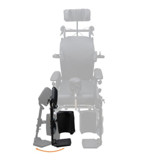 DIONE II Komfort kerekesszék párnázott üléssel dönthető háttámasszal 12" kerékkel 803401