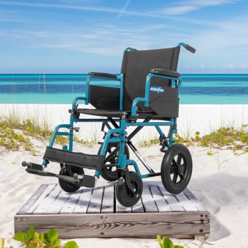 AEGEUS transzport kerekesszék 12"