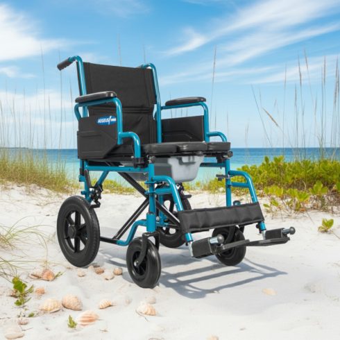 AEGEUS transport kerekesszék szoba wc egyben "U-alakú"