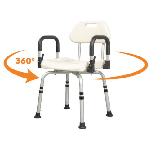 Kifordítható állítható magasságú zuhanyszék Mobiak