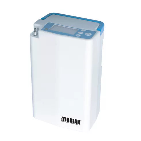 Hordozható akkumulátoros oxigénkoncentrátor pulzáló oxigén áramlással - Mobiak 5770