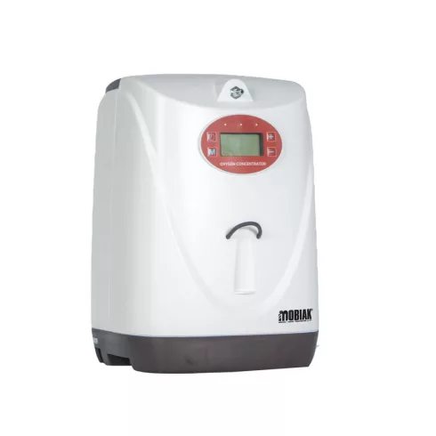 Mobiak Hordozható oxigénkoncentrátor impulzusos és folyamatos áramlású