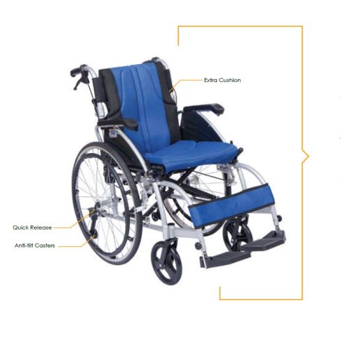 Prémium ALU II FIX QR kerekesszék