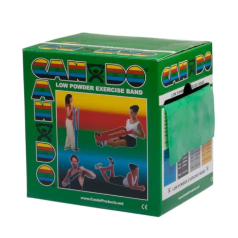 CanDo gimansztikai erősítő  szalag enyhén púderes Zöld Közepes 811411