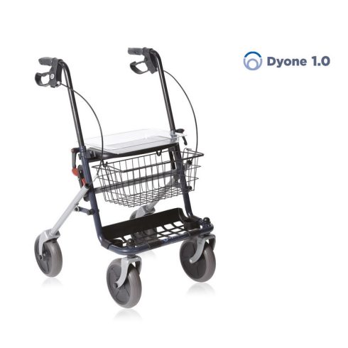 Dyone 1.0 összecsukható állítható rollátor 4 kerékkel Mopedia
