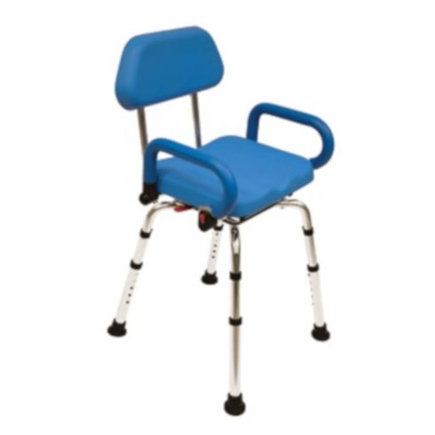 Blue swing zuhanyszék állítható magasságú és 360 °-ban forgatható ülés