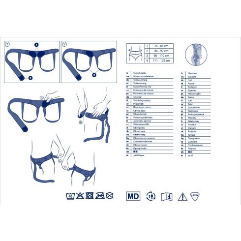 Ortel egy- és kétoldalas lágyéksérvkötő