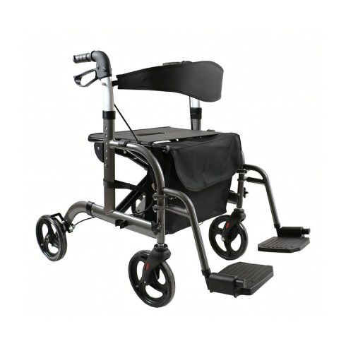 Bogota összecsukható alumínium rollátor kerekesszék egyben