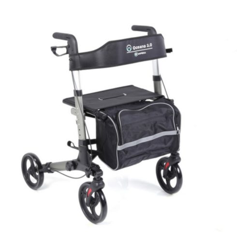 Összecsukható gördíthető rollátor 4 kerékkel Oceano 2.0