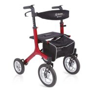 Ermes festett alumínium Rollator 4 felfújható kerékkel 