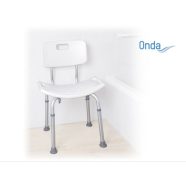 Háttámlás zuhanyszék állítható magasságú  Onda