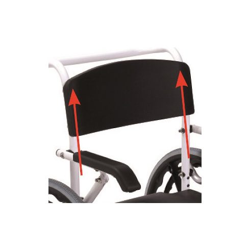 Luna III. önhajtós kerekesszék fürdető szék szoba wc egyben RS847