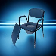   Állítható magasságú szoba WC szivacsos kék 120 kg 14201