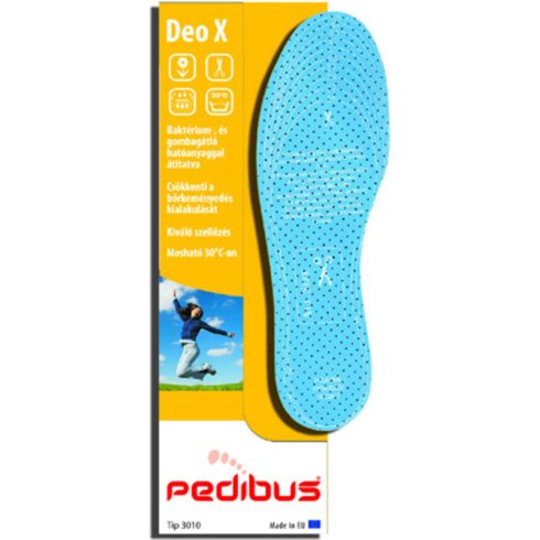 Pedibus 3010 Deo X antibakteriális méretrevágható talpbetét