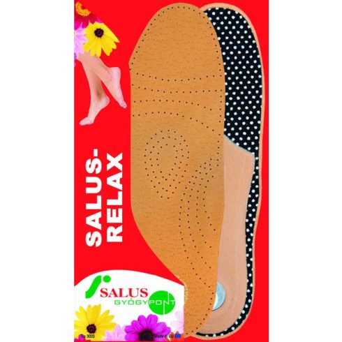 Salus/Pedibus Relax bőr gyógytalpbetét haránt és lúdtalp emeléssel (3003)