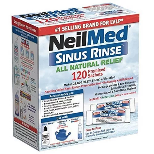 Neil-Med orr irrigátor utántöltő szett felnőtt 120 db só