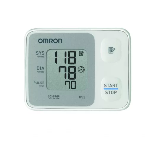 OMRON RS2 digitális csuklón működő vérnyomásmérő